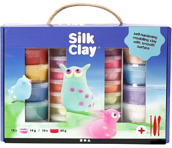 Silk Clay Geschenkbox Gemischte Farben von Silk Clay