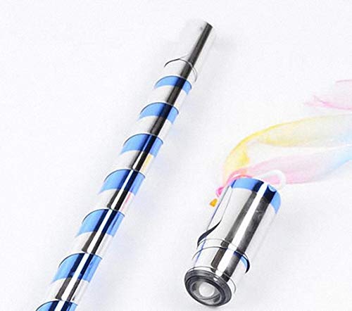 Silk & Cane Magic Tricks 2 x Kunststoff-Stöcke, silberfarben und blau von Silk & Cane Magic Tricks