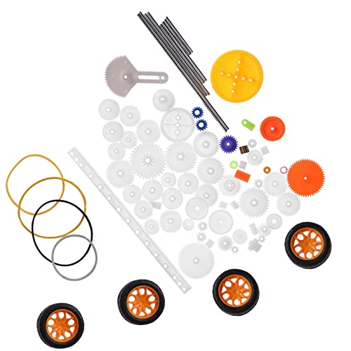 SilkRoadSupply Plastik Zahnrad Riemenscheibe Rack Rack Kits Robuster DIY -Gang für Ingenieurprojekte und Bildungsgebrauch Material Kunststoffform Zylindrische Zahnrad Menge 78pcs SilkRoadSupply Plastik Zahnrad Riemenscheibe Rack Rack Kits Robuster DIY -Gang für Ingenieurprojekte und Bildungsgebrauch Material Kunststoffform Zylindrische Zahnrad Menge 78pcs von SilkRoadSupply