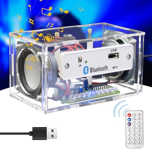 Silkwish Elektronik Löten Bausatz für Kinder ab 12 Jahren - Bluetooth Lautsprecher selber Bauen mit dem Elektronik Bausatz - Löt Bausatz DIY Musikspieler - Löten Ubungsset für Erwachsene Silkwish Elektronik Löten Bausatz für Kinder ab 12 Jahren - Bluetooth Lautsprecher selber Bauen mit dem Elektronik Bausatz - Löt Bausatz DIY Musikspieler - Löten Ubungsset für Erwachsene von Silkwish