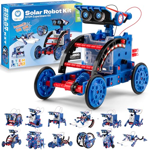 Sillbird Solar-Roboter Bauset, 12-in-1, 190 Teile, STEM-Spielzeug, Lernspielzeug, ab 8 Jahren von Sillbird