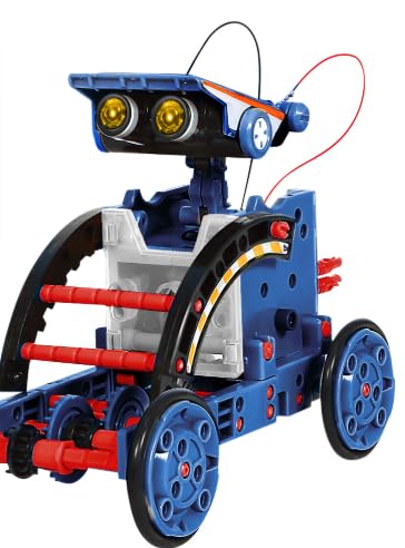Sillbird Solar Roboter Kinder Spielzeug, 12-in-1 STEM Konstruktion Bauset, 190 Stücke Lernspielzeug Geschenk für Jungen Mädchen ab 8 9 10+ Jahren, Angetrieben durch Solarenergie, blau Sillbird Solar Roboter Kinder Spielzeug, 12-in-1 STEM Konstruktion Bauset, 190 Stücke Lernspielzeug Geschenk für Jungen Mädchen ab 8 9 10+ Jahren, Angetrieben durch Solarenergie, blau von Sillbird