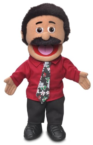 Carlos von Silly Puppets | 40 cm Handpuppe für Kinder | Mit Beweglichem Mund Und Armen | Abnehmbare Handwaschbare Kleidung von Silly Puppets