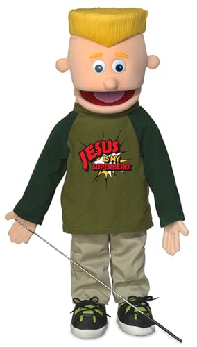 Jesus Is My Superhero | 25" Full Body Boy Puppet von Silly Puppets