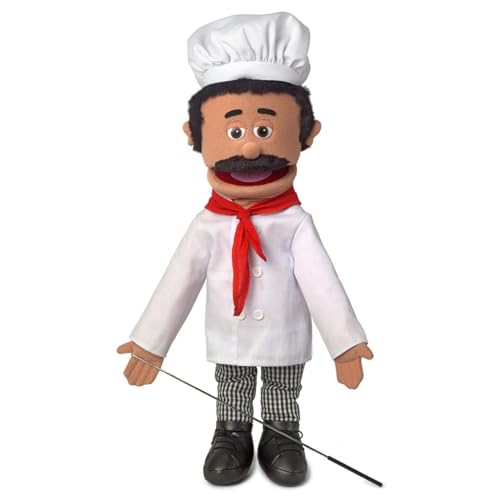Chef Luigi, Ganzkörperpuppe, Bauchredner-Stil, 65 cm Chef Luigi, Ganzkörperpuppe, Bauchredner-Stil, 65 cm von Silly Puppets