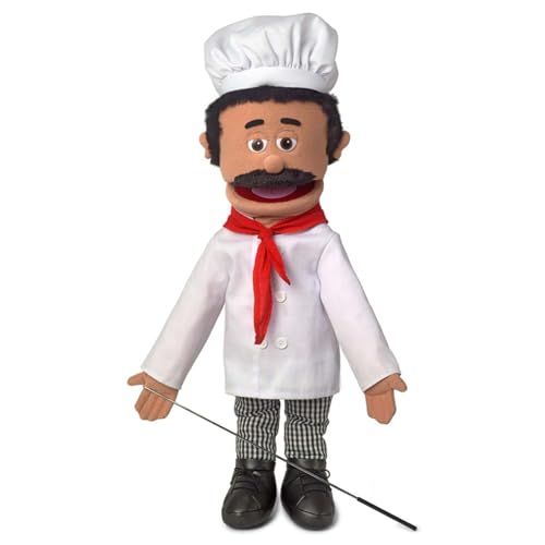 Chef Luigi, Ganzkörperpuppe, Ventriloquist-Stil, 65 cm von Silly Puppets