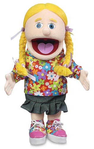 Cindy von Silly Puppets | 40 cm Handpuppe für Kinder | Mit Beweglichem Mund Und Armen | Abnehmbare Handwaschbare Kleidung Cindy von Silly Puppets | 40 cm Handpuppe für Kinder | Mit Beweglichem Mund Und Armen | Abnehmbare Handwaschbare Kleidung von Silly Puppets