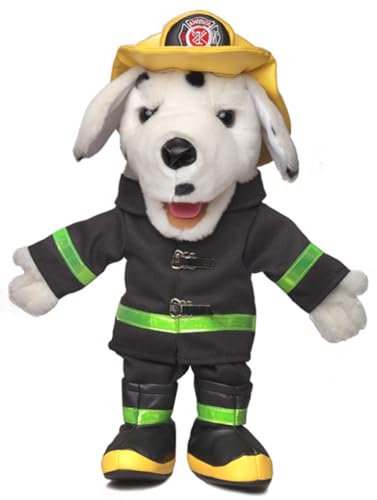 Dalmatiner Feuerwehrhund, Feuerwehrmann, Tier-Handpuppe, 40 cm Dalmatiner Feuerwehrhund, Feuerwehrmann, Tier-Handpuppe, 40 cm von Silly Puppets