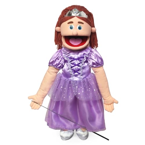 Prinzessin, Pfirsich-Mädchen, Ganzkörperpuppe, Bauchredner-Stil, 65 cm Prinzessin, Pfirsich-Mädchen, Ganzkörperpuppe, Bauchredner-Stil, 65 cm von Silly Puppets