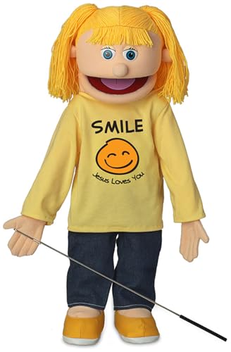 Smile Jesus Loves You | 25" Full Body Girl Puppet by Silly Puppets Smile Jesus Loves You | 25" Full Body Girl Puppet by Silly Puppets von Silly Puppets