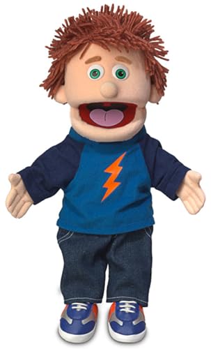 Tommy Peach Boy von Silly Puppets | 40 cm Handpuppe für Kinder | Mit Beweglichem Mund Und Armen | Abnehmbare Handwaschbare Kleidung Tommy Peach Boy von Silly Puppets | 40 cm Handpuppe für Kinder | Mit Beweglichem Mund Und Armen | Abnehmbare Handwaschbare Kleidung von Silly Puppets