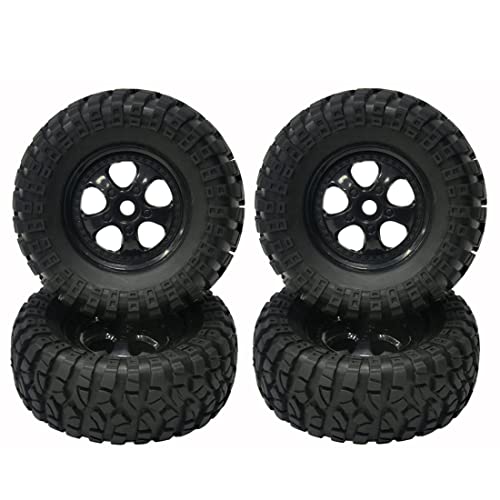 Silriku Gummireifen für HBX 901 901A 903 903A 905 905A 1/12 RC Auto Upgrades Ersatzteile Zubehör 4 Stück Silriku Gummireifen für HBX 901 901A 903 903A 905 905A 1/12 RC Auto Upgrades Ersatzteile Zubehör 4 Stück von Silriku