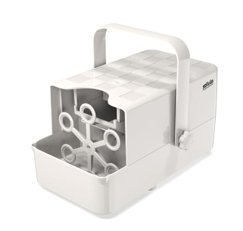 Silva Schneider Seifenblasenmaschine BM 3000 | tragbar, 3000–10000 Blasen/Min., 2–4 m Reichweite, mit 600+ Stickern, kindersicher, inkl. Seifenblasen-Konzentrat Silva Schneider Seifenblasenmaschine BM 3000 | tragbar, 3000–10000 Blasen/Min., 2–4 m Reichweite, mit 600+ Stickern, kindersicher, inkl. Seifenblasen-Konzentrat von Silva Schneider