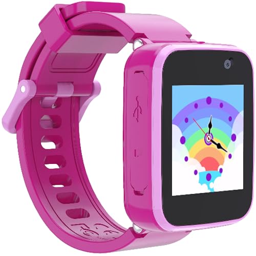 Silvergear® Kinder-Smartwatch mit Spielen und Kamera | 1,44" IPS-Touchscreen | Wiederaufladbare 330mAh Batterie | Lern-Smartwatch für Kinder | Rosa von Silvergear