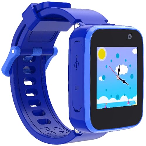 Silvergear® Kinder-Smartwatch mit Spielen und Kamera | 1,44" IPS-Touchscreen | Wiederaufladbare 330mAh Batterie | Lernuhr für Kinder | Blau von Silvergear