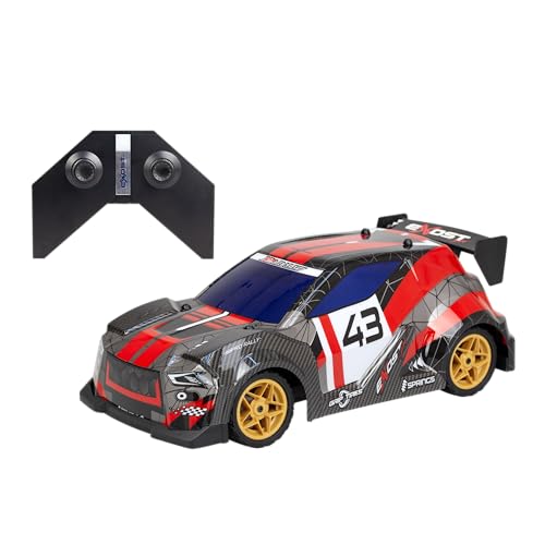 Exost – Ferngesteuertes Auto Rally XTR – Geschwindigkeit 20 km/h – Maßstab 1:14 – 2,4 GHz, Reichweite 25 m – USB-Wiederaufladbare Batterie – RC Spielzeug Indoor/Outdoor für Kinder ab 8 Jahren von Silverlit