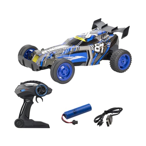 Silvertlit – Exost Ferngesteuertes Auto – Thunder Clap 40 cm – Ultraschnelles blaues XXL-Buggy-Fahrzeug – Geschwindigkeit: 20 km/h - 1:10 – RC-Spielzeug für Kinder ab 5 Jahren – 20645 von Silverlit