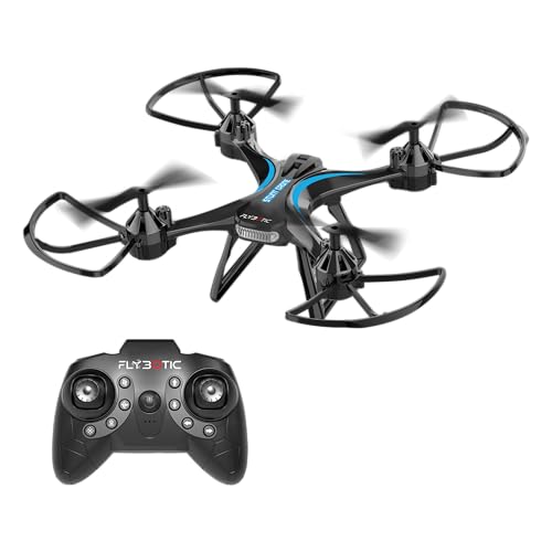Flybotic – Stunt Drone – 2,4-GHz-Fernsteuerdrohne – Automatischer Start & Landung – Schwebeflug – 360°-Stunts – 3 Geschwindigkeiten – 2 Batterien enthalten – RC-Einsteiger für Kinder/Jugendliche von Silverlit
