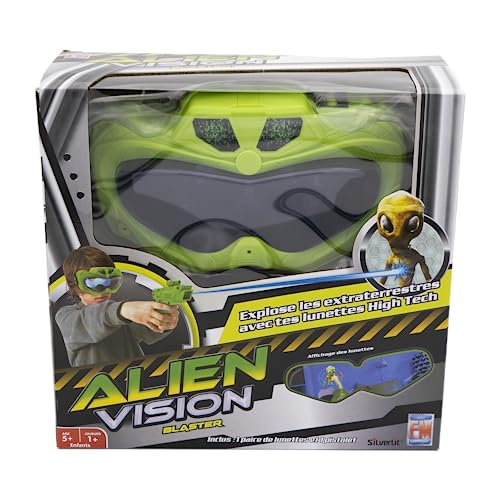 Silverlit Alien Vision - Jeu Interactif avec Masque 3D - Vise et élimine Les Aliens - Aventure Interactive - Durée d'une Partie 90 Secondes - 4 Niveaux de difficulté - 1+ Joueurs - A partir de 5 Ans Silverlit Alien Vision - Jeu Interactif avec Masque 3D - Vise et élimine Les Aliens - Aventure Interactive - Durée d'une Partie 90 Secondes - 4 Niveaux de difficulté - 1+ Joueurs - A partir de 5 Ans von Silverlit