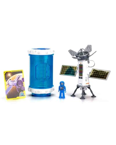 SILVERLIT - Astropod - Die Kommunikationsstation - Thema Universum und Raum - Konstruktion und Erfahrungen - Weltraumspielzeug für Kinder - Ab 6 Jahren von Silverlit