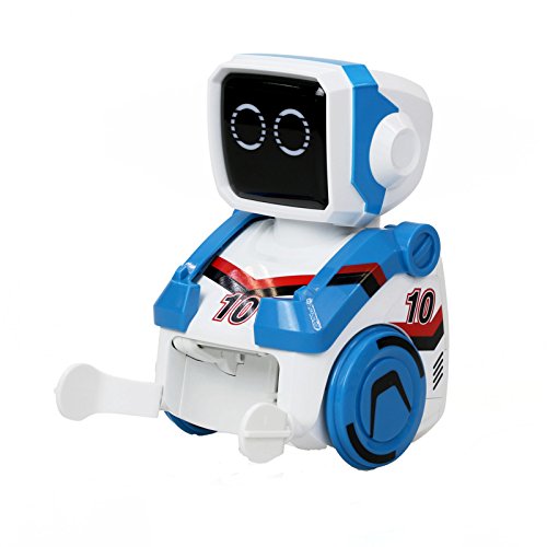 Silverlit Ferngesteuerter Roboter mit LED-Leuchtaugen Blau Spielzeugroboter von Silverlit
