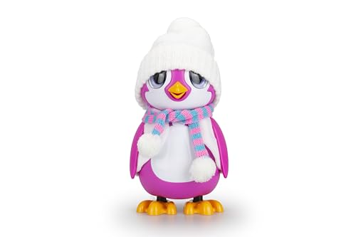 Silverlit Rettungspinguin Interaktiver rosa Pinguin mit 20 verschiedenen Emotionen + 5 Zubehörteilen inklusive Ton- und Lichteffekte Lernerlebnis AAA-Batterien inklusive Ab 5 Jahren von Silverlit