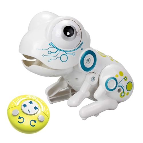 Silverlit Robo Frog YCOO Robo Frosch Ferngesteuerter Frosch, der springen kann, Spiele Spielen, Dinge greifen und Geräusche Machen kann von Silverlit