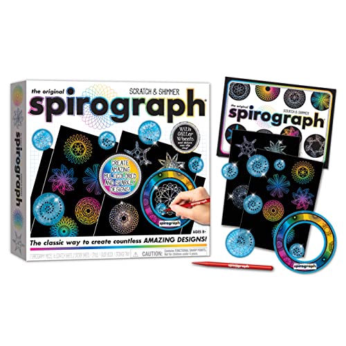 Spirographh Mehrfarbig und Glitzer – Basteln – magische Spiralen! – ab 8 Jahren von Silverlit