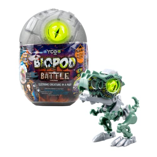 Silverlit YCOO Biopod Battle Edition in Kapsel – Elektronische Kreatur zum Bauen – Sound- und Leuchteffekte – 8 Verschiedene Modelle – 9 cm – ab 5 Jahren von Silverlit