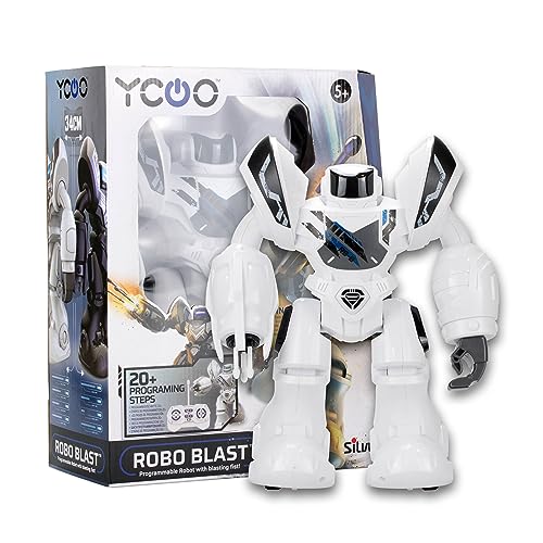 Silverlit YCOO von Robot Blast – Riesenroboter 34 cm mit Ton und Licht – Tag des tanzenden Roboters und der Musik – ab 5 Jahren von Silverlit