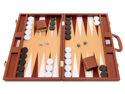 Silverman & Co. 48 x 64 cm Premium-Backgammon-Set - Desert Brown Silverman & Co. 48 x 64 cm Premium-Backgammon-Set - Desert Brown von Silverman & Co.