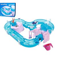 BIG 8700001523 - AquaPlay Wasserbahn Mermaid, mit Zubehör, 108x90x18cm von Simba Dickie