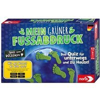 Noris 606011986 - Mein grüner Fußabdruck, Quizspiel, Umwelt-Lernspiel von Simba Dickie