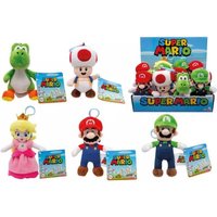 Plüschanhänger SUPER MARIO 12cm 5fach sortiert von Simba Dickie