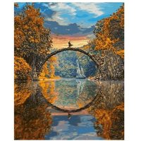 Schipper 609130898 - Malen nach Zahlen, Meisterklasse Premium, Teufelsbrücke am Rakotzsee, 40x50cm Schipper 609130898 - Malen nach Zahlen, Meisterklasse Premium, Teufelsbrücke am Rakotzsee, 40x50cm von Simba Dickie