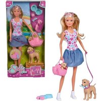 Simba 105733310 - Steffi Love, Puppy Walk, Steffi mit Hundemami, Puppe, 29 cm Simba 105733310 - Steffi Love, Puppy Walk, Steffi mit Hundemami, Puppe, 29 cm von Simba Dickie