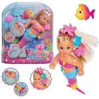 Simba 105733318 - Evi Love, Swimming Mermaid, Schwimmende Meerjungfrau, Puppe von Simba Dickie