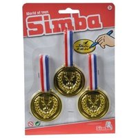 Simba 108612196 - 3 Goldmedaillen zum Umhängen von Simba Dickie