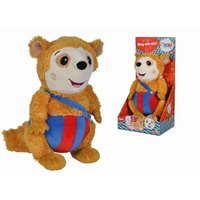 Simba 109241017 - Bobo Siebenschläfer, Sing mit Mir Plüschtier, 35cm von Simba Dickie