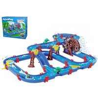 BIG 8700001538 - AquaPlay MegaWaterWheel, Wasser-Spielset, Wasserbahn von Simba Toys