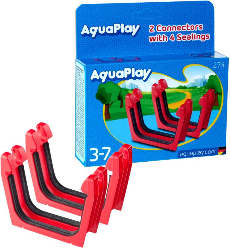 Aquaplay Verbindung 2er-Pack, Rot von Simba Toys