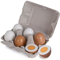 Eichhorn 100003737 - Eier Box mit 6 Eiern und Magnetfunktion von Simba Toys