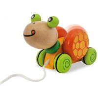 Eichhorn 100005553 - Nachziehtier Schildkröte aus Holz von Simba Toys