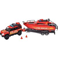 Land Rover Fire Rescue + Boat von Simba Toys