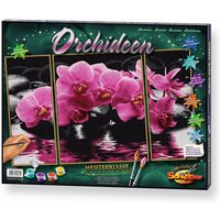 Malen nach Zahlen Orchideen - Triptychon Malen nach Zahlen Orchideen - Triptychon von Simba Toys