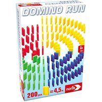 Noris 606065644 - Domino Run 200 Steine, Aktionsspiel, Geschicklichkeitsspiel von Simba Toys