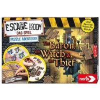 Noris 606101976 - Escape Room Das Spiel Puzzle Abenteuer, The Baron, The Witch & The Thief von Simba Toys
