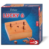 Noris 606102046 - Deluxe Lucky 6, Partyspiel, Würfelspiel von Simba Toys