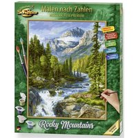 Schipper 609130883 - Malen nach Zahlen, Rocky Mountains, 40x50cm von Simba Toys