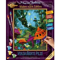 Schipper 609240868 - Malen nach Zahlen, Verzauberte Pilze, 24 x 30 cm Schipper 609240868 - Malen nach Zahlen, Verzauberte Pilze, 24 x 30 cm von Simba Toys
